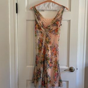 Anthropologie floral dress